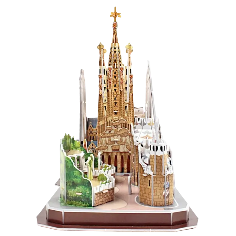 Puzzle 3D CubicFun City Line Barcelona