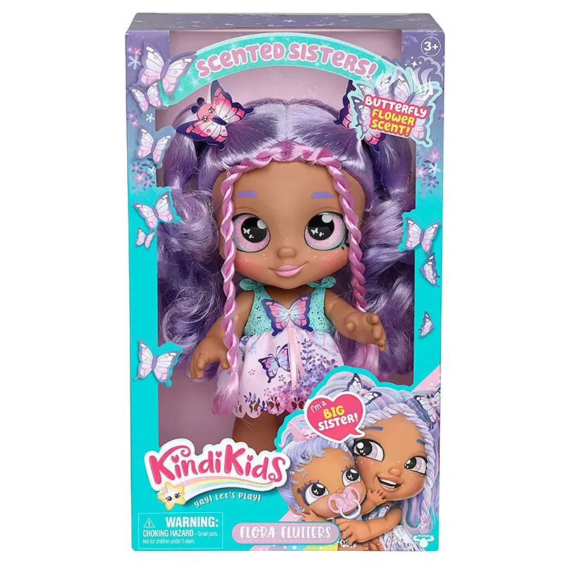 KindiKids Scented Big Sister Flora Flutters