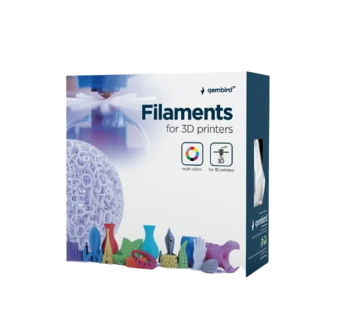 Нить для 3D-принтера Gembird 3DP-ABS1.75-01-W Белый