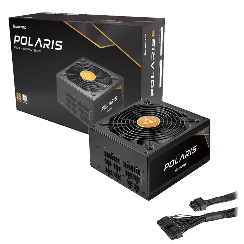Tip Блок питания для компьютеров Chieftec PPS-1250FC-A3 Polaris 3.0 Series ATX Черный