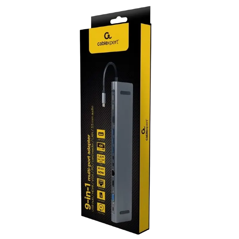 Cablexpert A-CM-COMBO9-01 Gri
