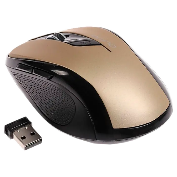 Беcпроводная мышь QUMO M64 Беспроводное Бронзовый