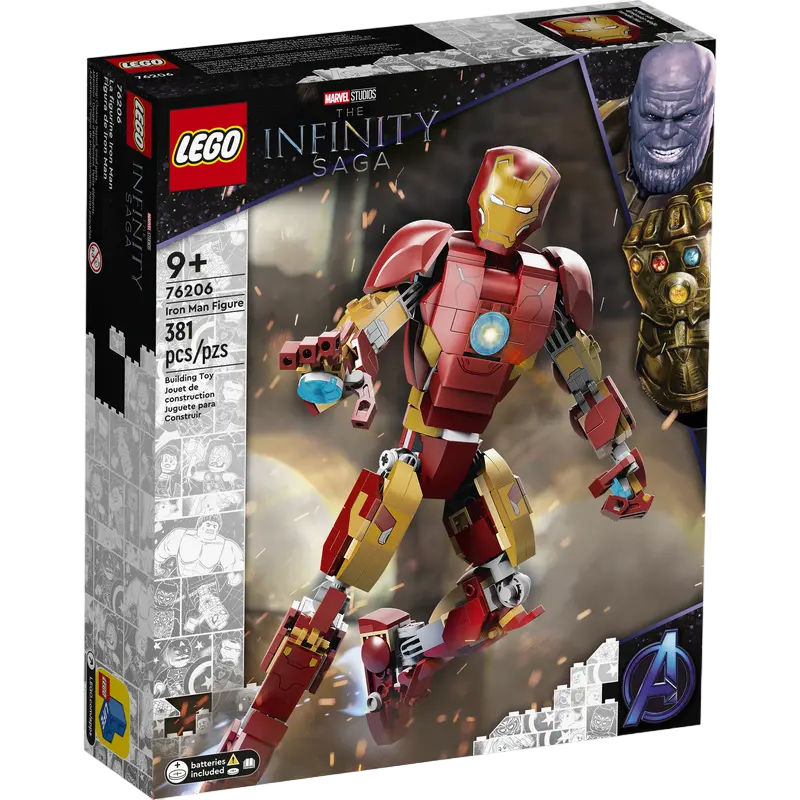 Constructor LEGO Iron Man Figure Roșu