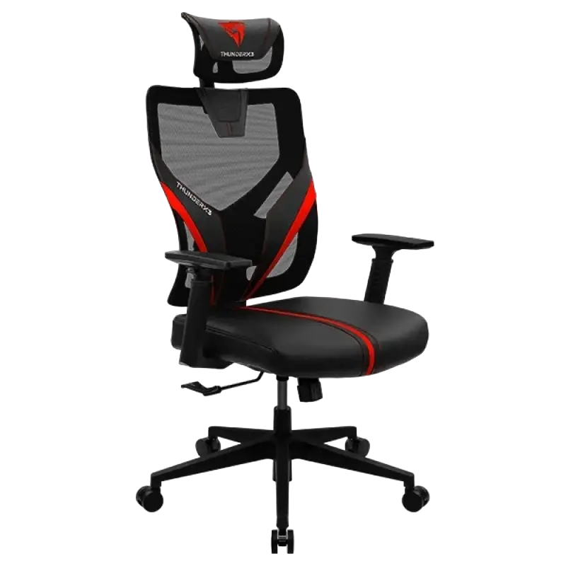 Игровое кресло ThunderX3 Yama1 Искусственная кожа Чёрный/Красный