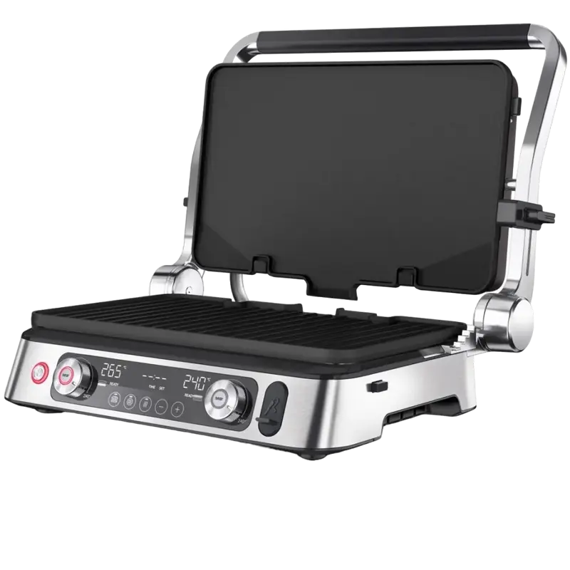 Электрический Гриль Braun MultiGrill 9 Pro Титан | Нержавеющая сталь