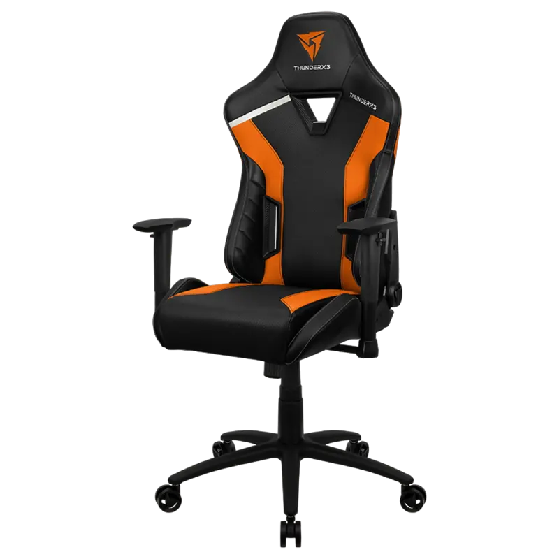 Scaun Gaming ThunderX3 TC3 PU Piele Negru/Portocaliu