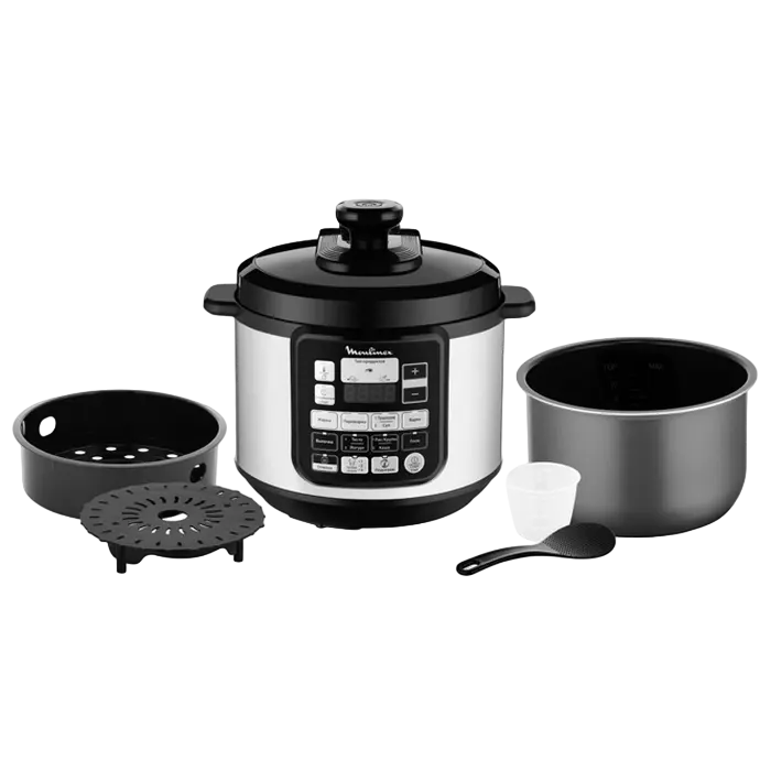 Мультиварка Moulinex CE620D34 Черный/ Нержавеющая Сталь