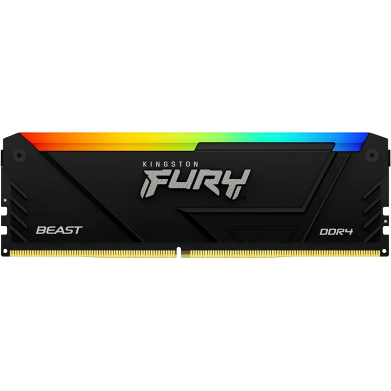 Оперативная память Kingston FURY Beast RGB FURY Beast RGB 32 ГБ Черный, синий
