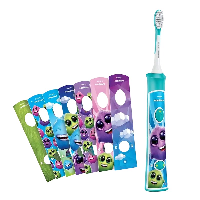 Электрическая звуковая зубная щетка Для детей Philips Sonicare For Kids Бирюзовый