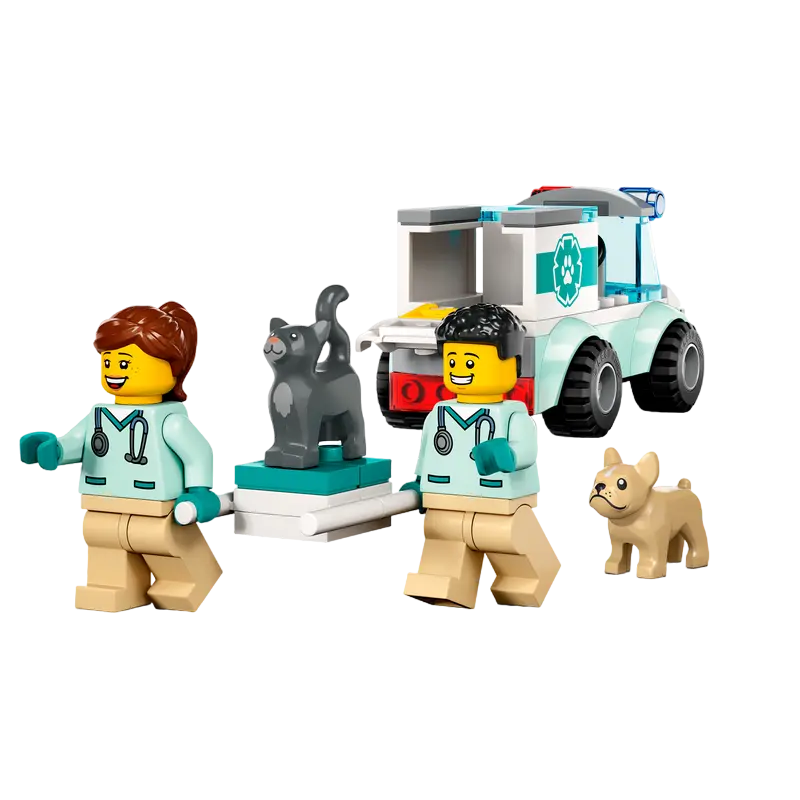 Конструктор LEGO Vet Van Rescue Разноцветный