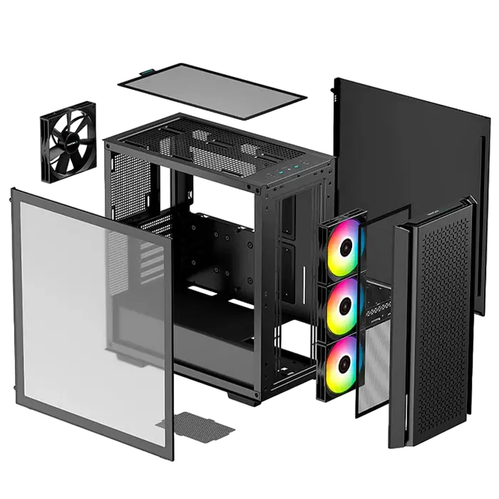 Компьютерный корпус Deepcool CG560 Midi-Tower Черный