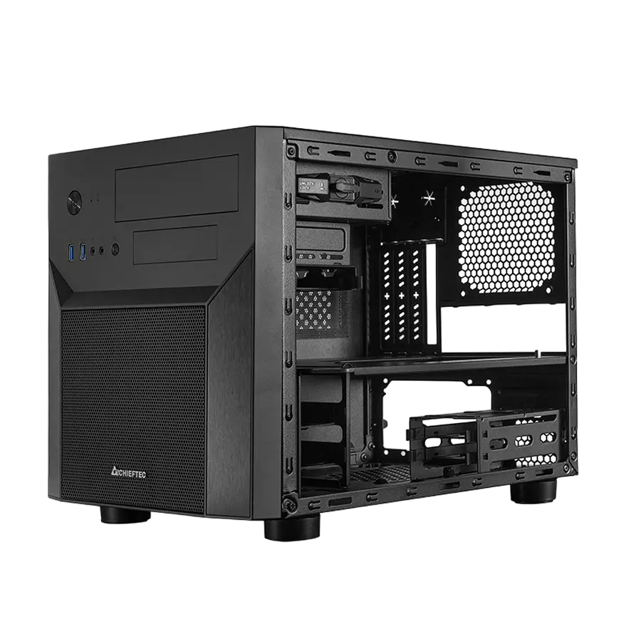 Компьютерный корпус Chieftec CI-02B-OP Mini-Tower Черный