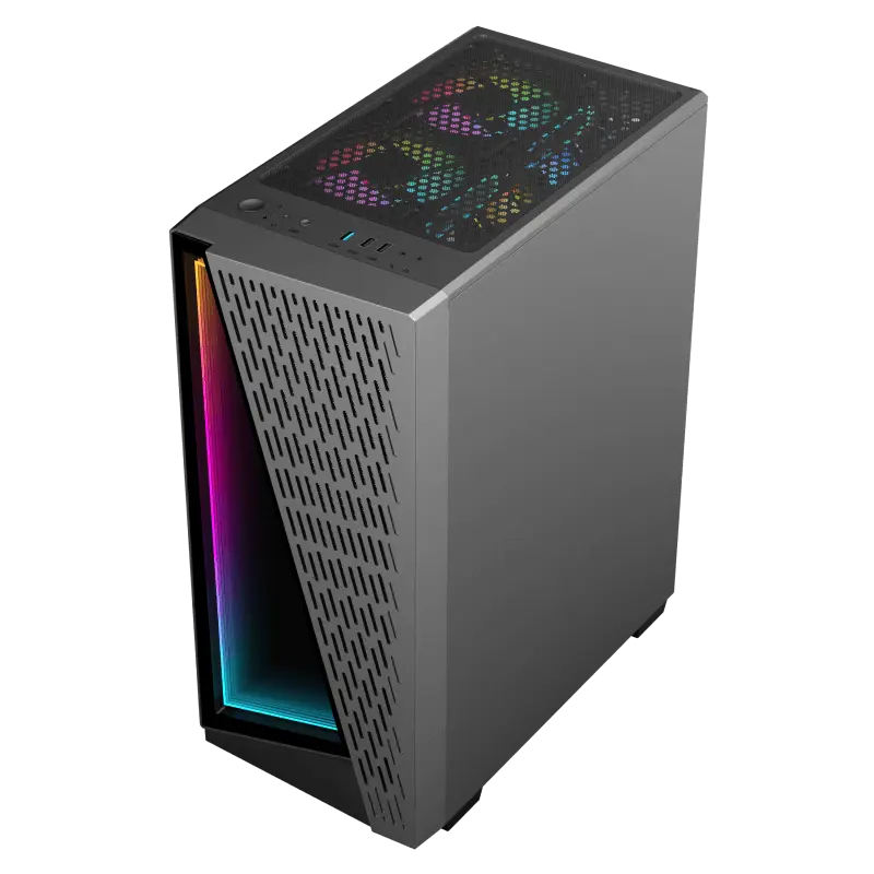 Компьютерный корпус Gamemax PRISM BK Midi-Tower Черный