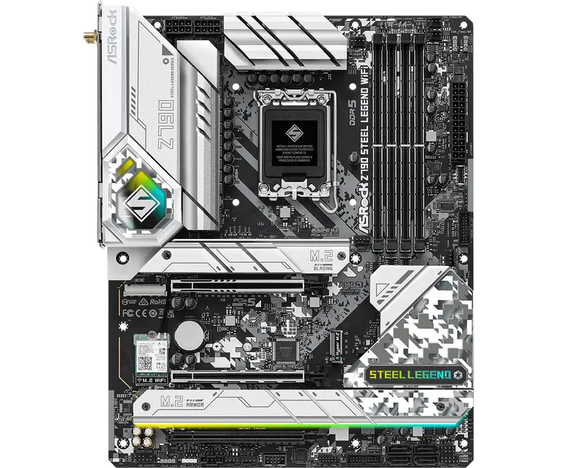Материнская плата ASRock Z790 STEEL LEGEND WIFI LGA1700 ATX