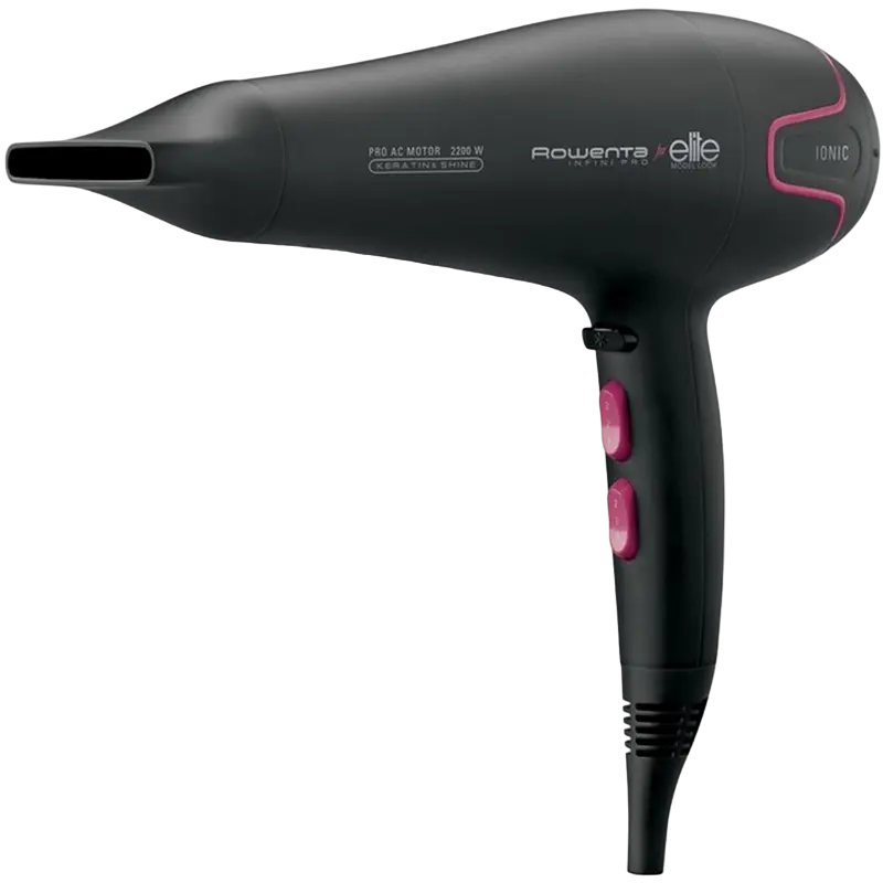 Фен Rowenta Infini Pro elite Чёрный