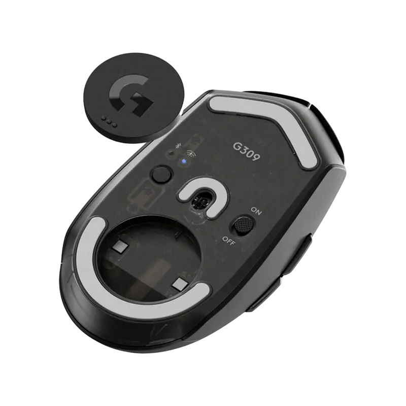 Беcпроводная мышь Logitech G309 Беспроводное Чёрный
