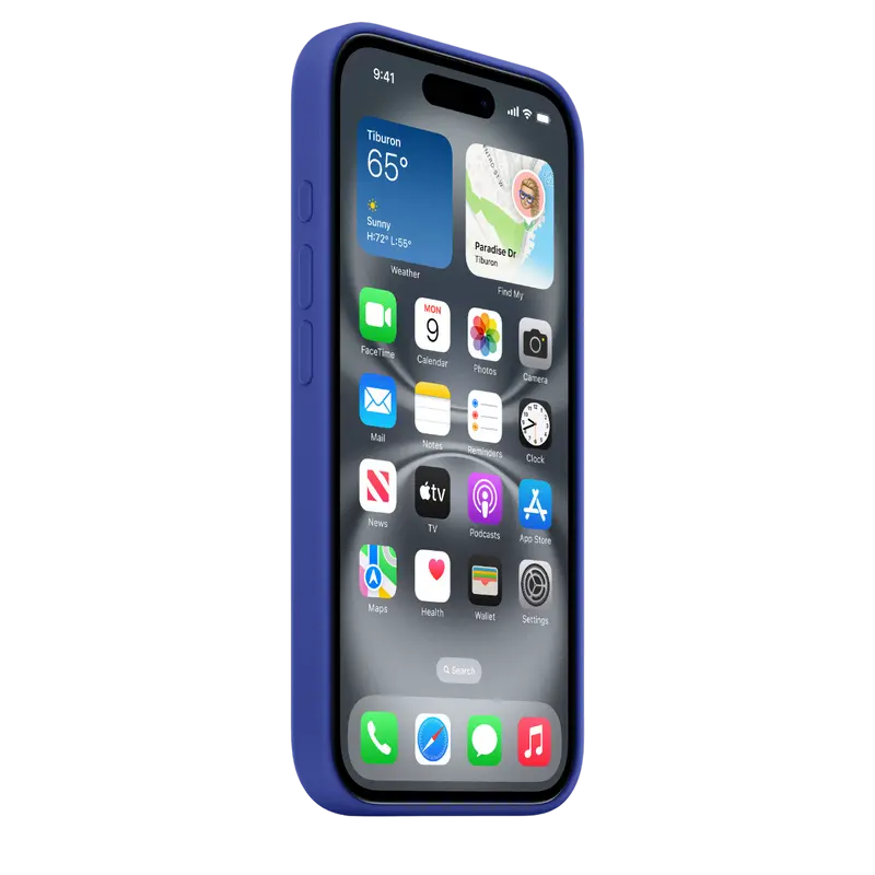 Чехол Apple iPhone 16 Silicone Case MagSafe A3313 Silicone Case with MagSafe Ультрамарин