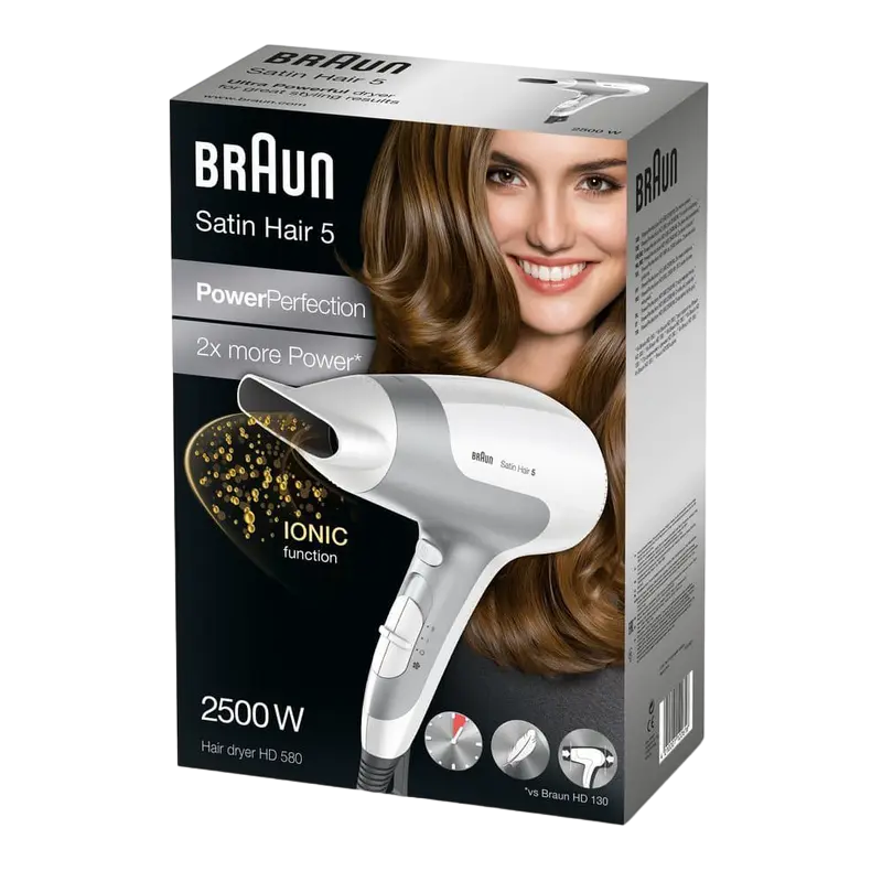 Фен Braun Satin Hair 5 PowerPerfection Белый