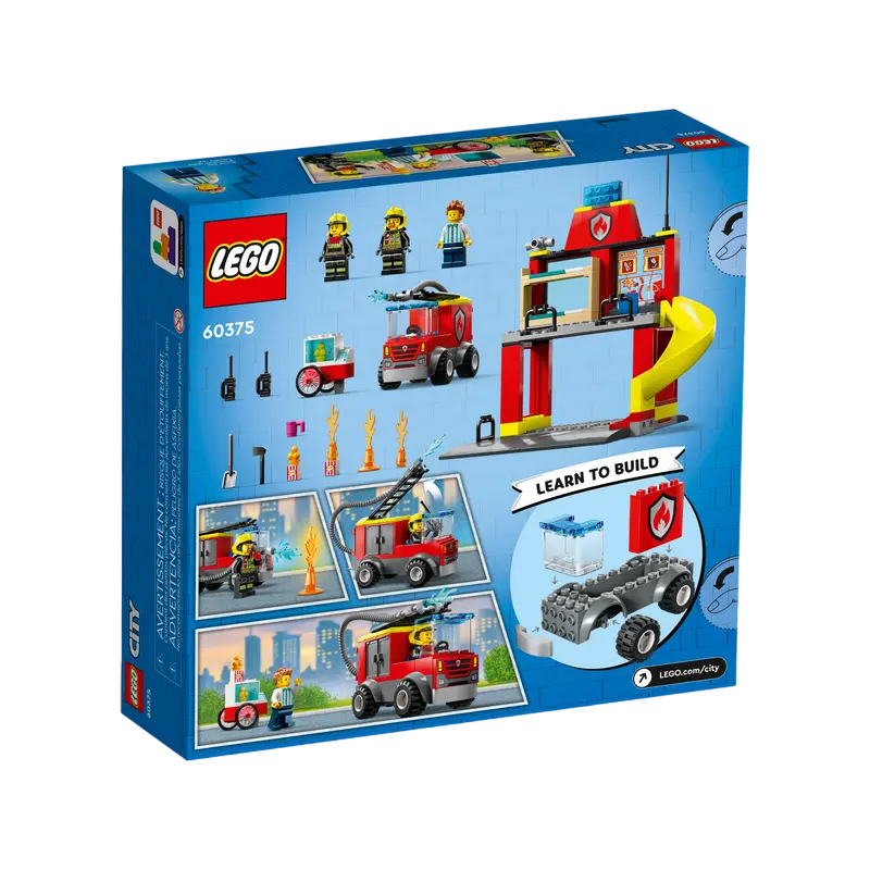 Конструктор LEGO Fire Station and Fire Truck Разноцветный