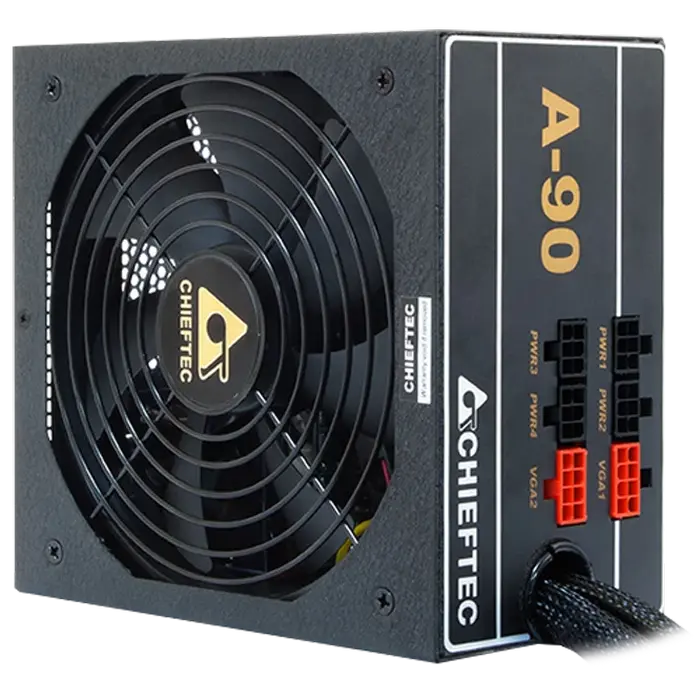 Tip Блок питания для компьютеров Chieftec GDP-650C A-90 Series ATX Черный