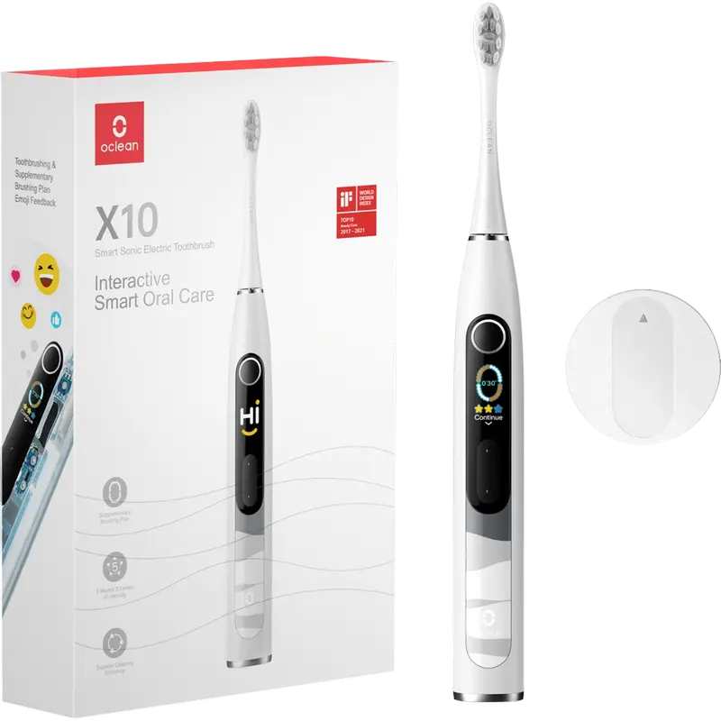 Periuța de dinți electrică sonică Pentru adulți Oclean X10 Grey