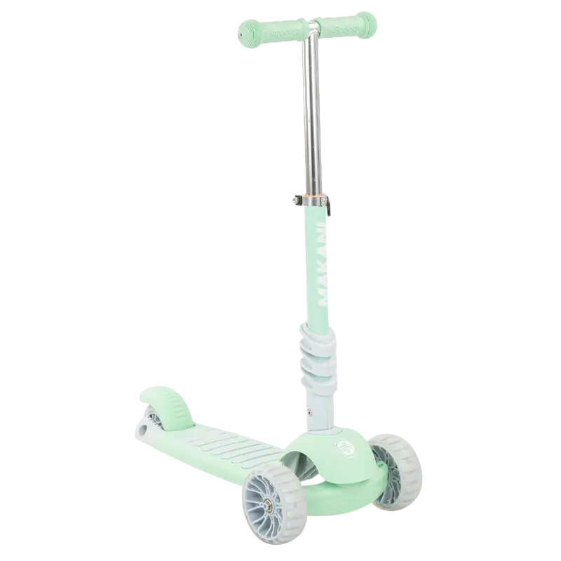 Детский 3-колесный самокат Makani BonBon Бирюзовый