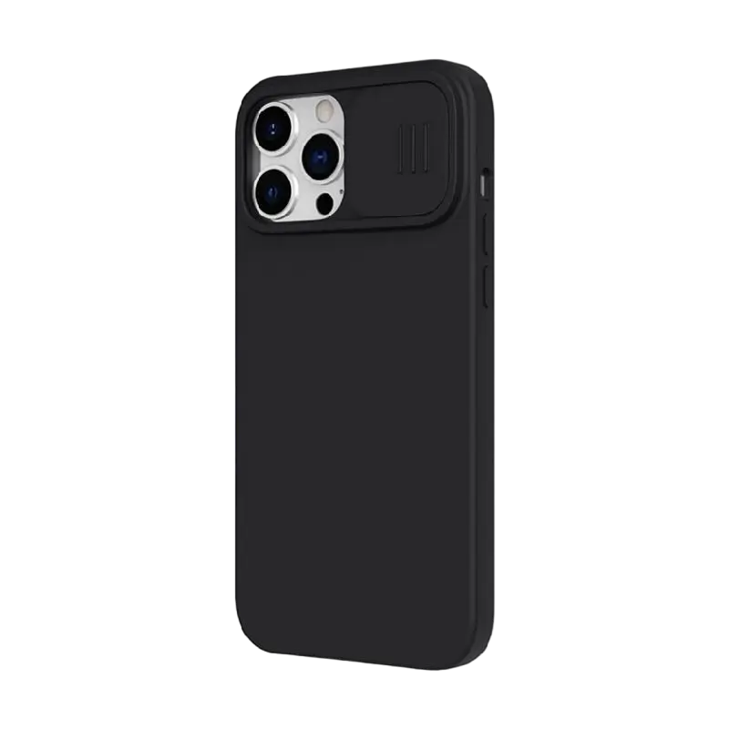 Husă Nillkin Apple iPhone 13 Pro CamShield Silky Magnetic Silicone Camshield Elegant Black