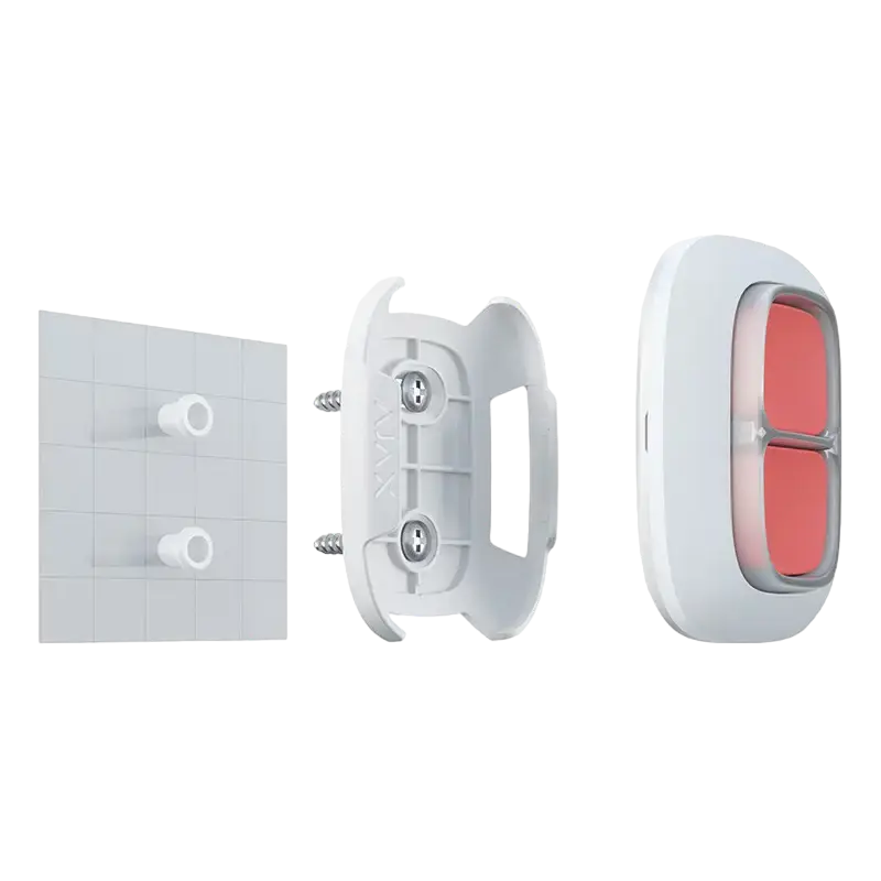 Buton de urgență Ajax Alarm "DoubleButton" Alb