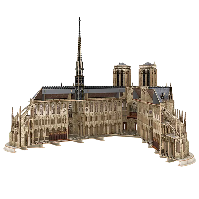 Puzzle 3D CubicFun Notre Dame de Paris Bej