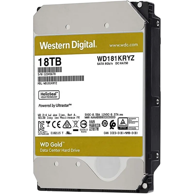 Жесткий диск Western Digital WD Gold WD Gold™ 18 ТБ