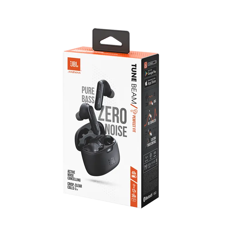 Căști JBL. Tune Beam Negru