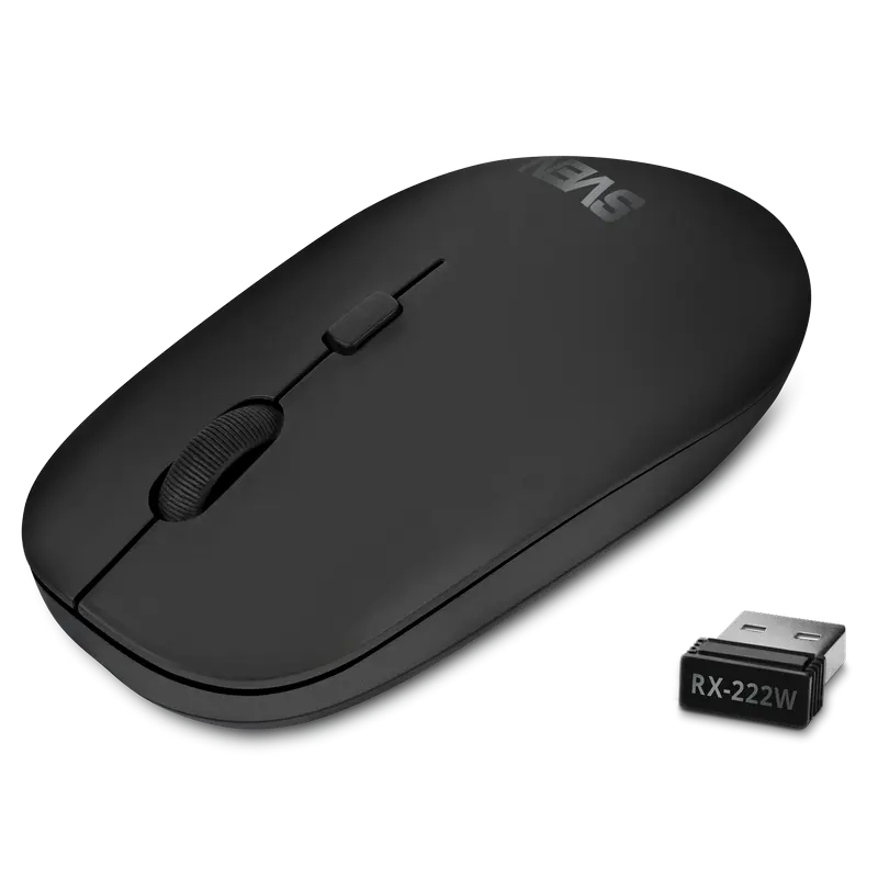Беcпроводная мышь SVEN RX-222W Беспроводное Чёрный