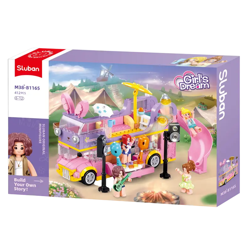 Конструктор Sluban Girls Dream - Musical House on Wheels