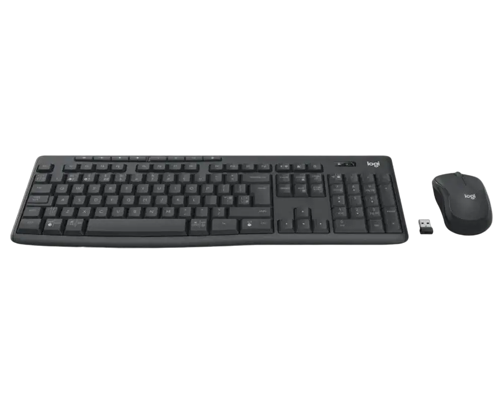 Клавиатура и мышь Logitech MK370 Мембрана Черный