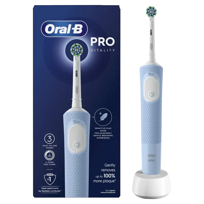 Periuță de dinți electrică Pentru adulți Braun Vitality Pro Albastru