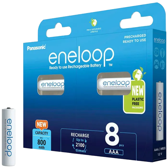 Батарейки Panasonic Eneloop BK-4MCDE AAA