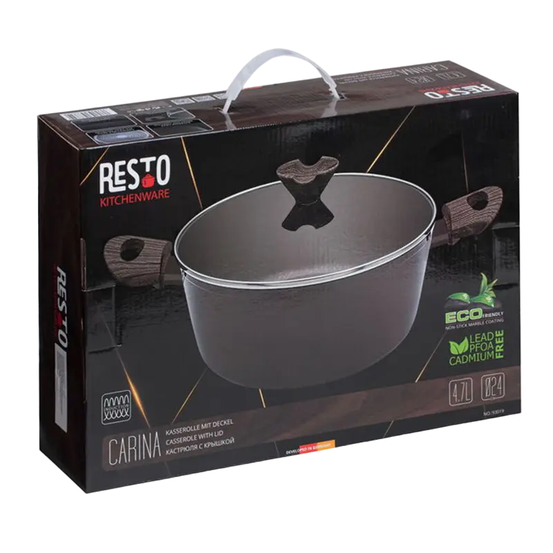 Кастрюля RESTO Carina CARINA Коричневый