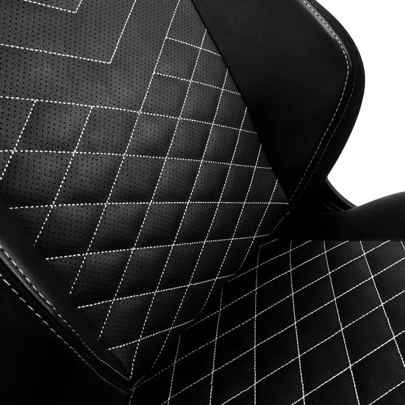 Scaun Gaming Noblechairs Hero PU Piele Negru/Alb