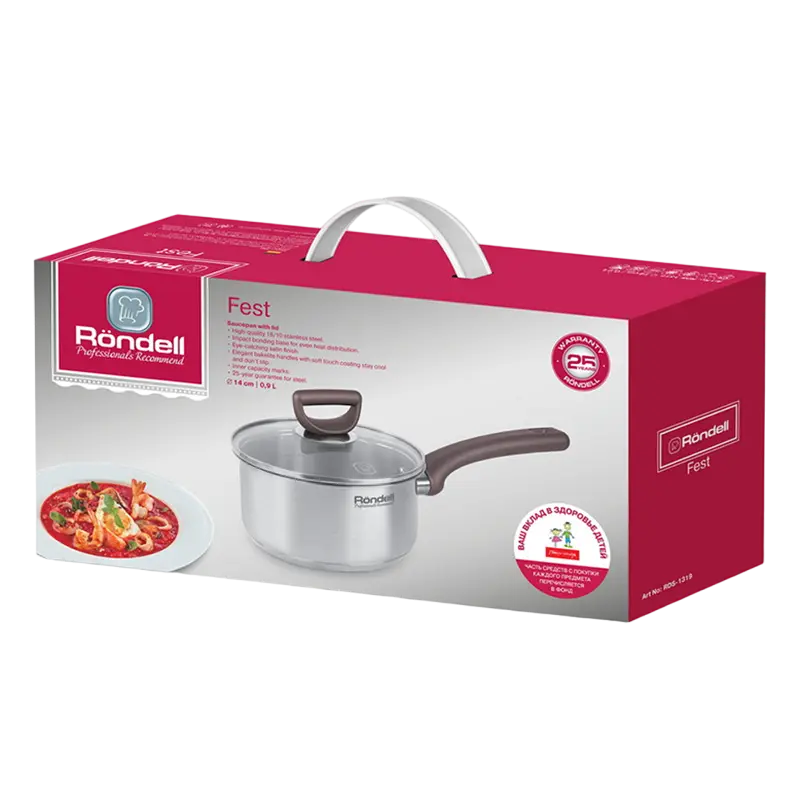 Ковш Rondell Fest Fest Нержавеющая сталь