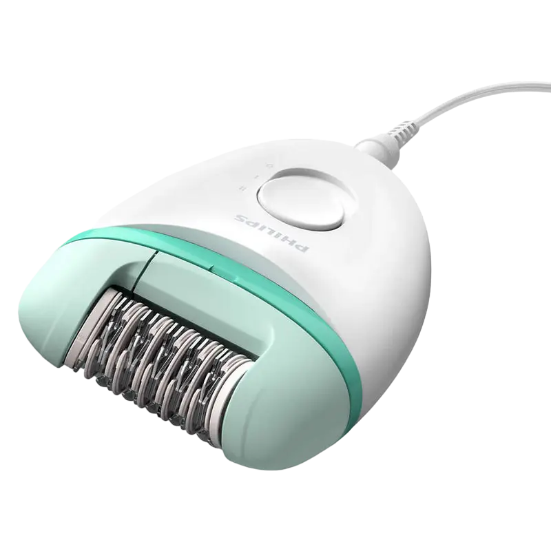 Эпилятор Philips Satinelle Essential Белый/Зелёный