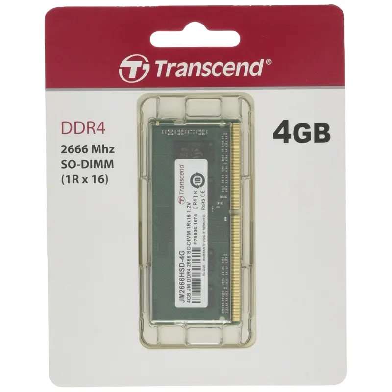 Оперативная память Transcend PC21300 4ГБ