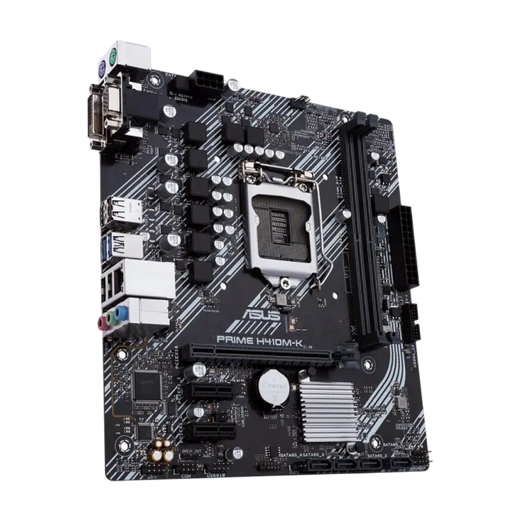 Материнская плата ASUS PRIME H410M-K LGA1200 Micro-ATX