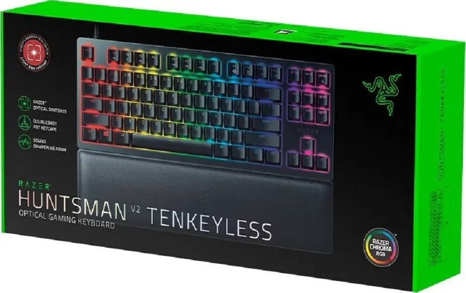 Клавиатура Razer Huntsman V2 TKL Механический Черный