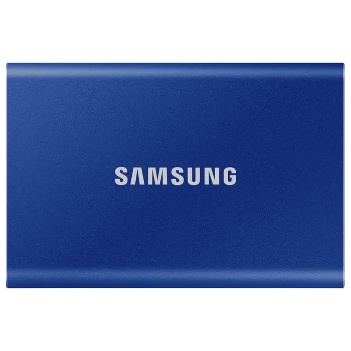 Внешний портативный жесткий диск Samsung T7 2 ТБ Синий