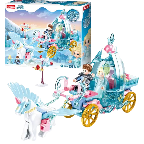 Конструктор Sluban Fairy Tales of Winter - Carriage Разноцветный