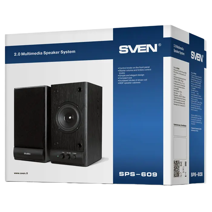 Boxe pentru calculator SVEN SPS-609 Maro