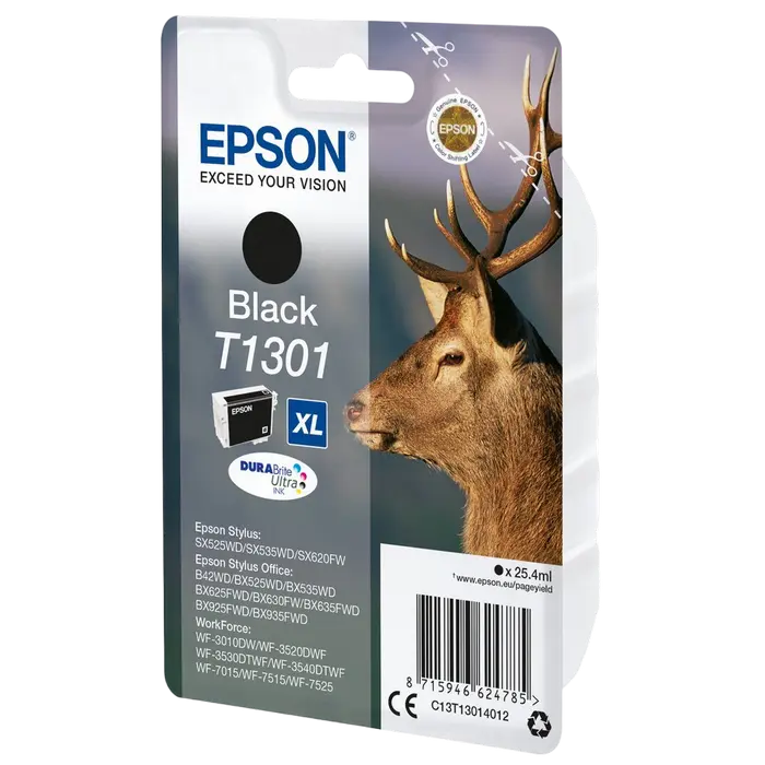 Картридж чернильный Epson T1301 DURABrite Ultra