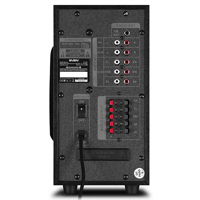 Аудиосистема SVEN HT-201 Черный