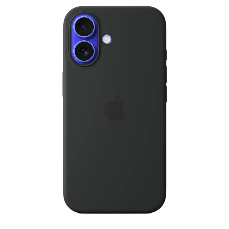 Чехол Apple iPhone 16 Silicone Case MagSafe A3313 Silicone Case with MagSafe Чёрный
