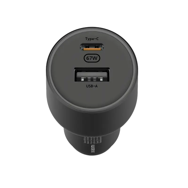 Автомобильное зарядное устройство Xiaomi MI charger Dual Черный